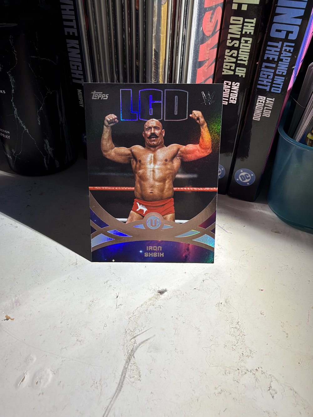 Topps WWE 2026 Universe Peak Performance Iron Sheik Legend Card - Rainbow Holo